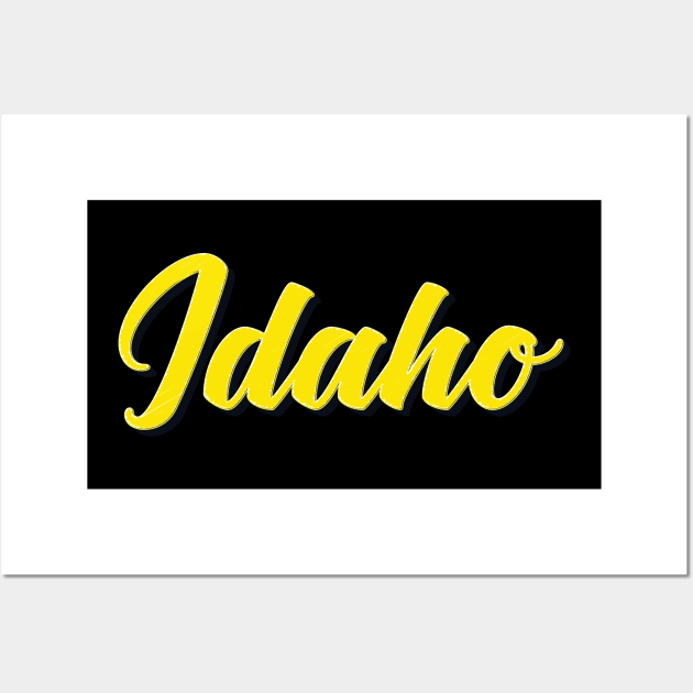 Idaho Wall Art by ProjectX23Red